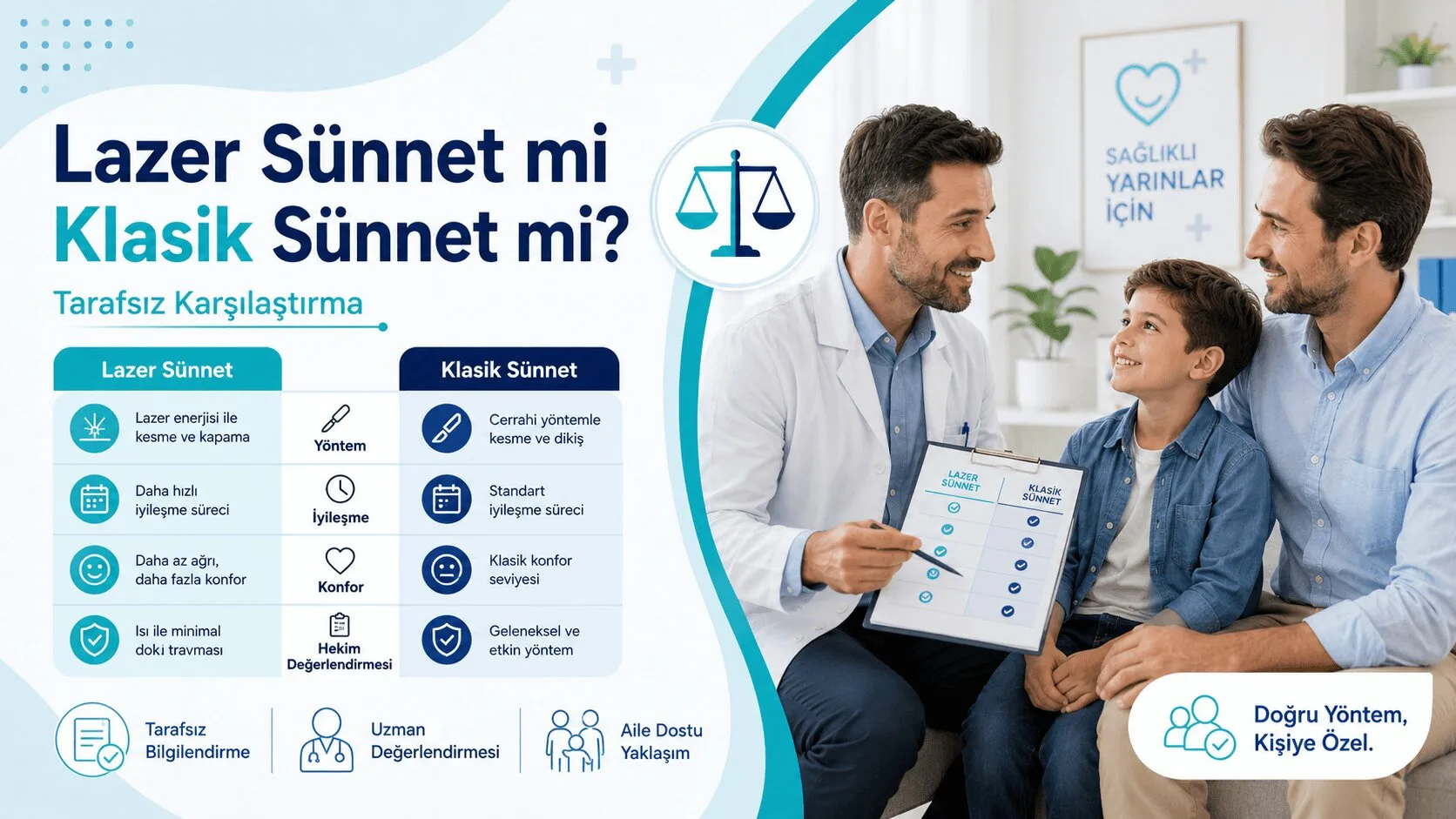 Lazer Sünnet mi Klasik Sünnet mi? Tarafsız Karşılaştırma