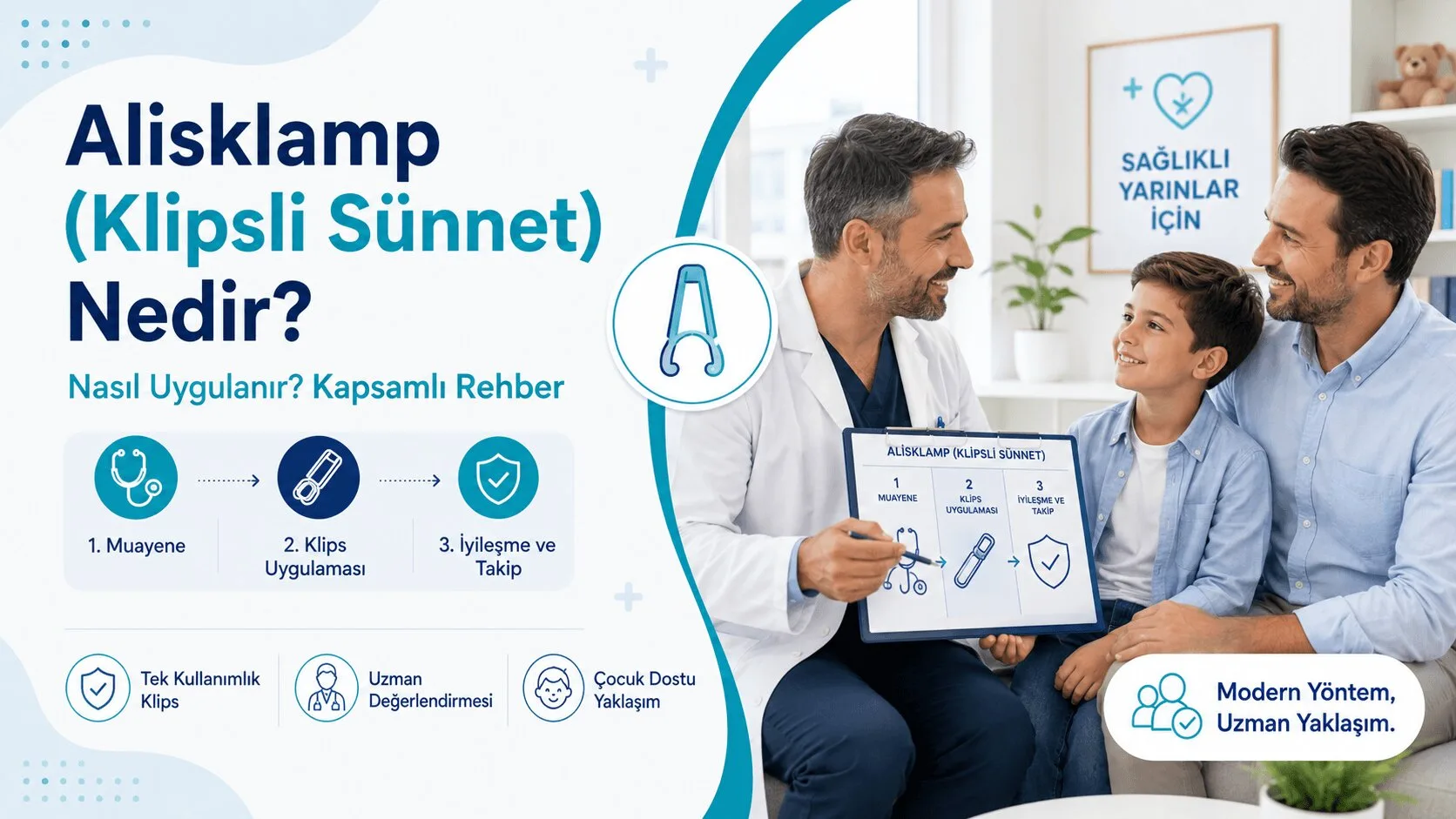 Alisklamp (Klipsli Sünnet) Nedir? Nasıl Uygulanır? Kapsamlı Rehber